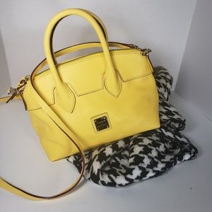 DOONEY&BOURKE AUTHENTIC PALE YELLOW LULU PURSE